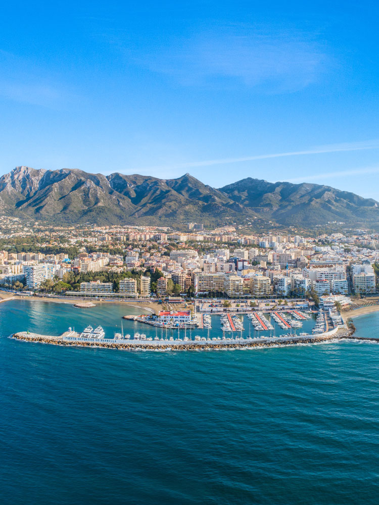Vista aérea Marbella