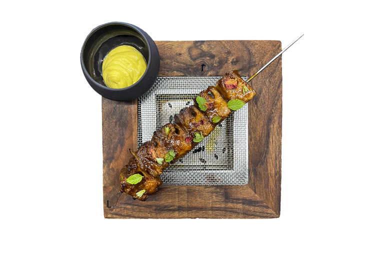 ☾ Costilla “moruna” de Cerdo Duroc y hierbas frescas.