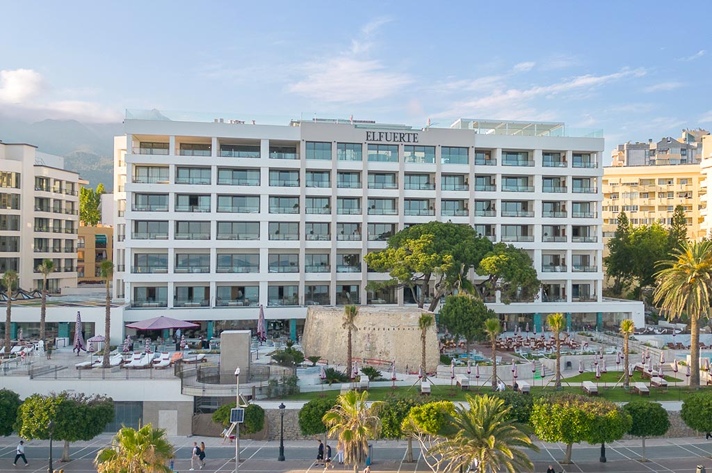 El Fuerte Marbella, view from the seaside